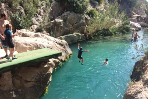 Alicante Benidorm: Algar-vattenfallet och Guadalest-slottet med bil
