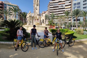 Alicante: Stadsvandring och strandcykeltur