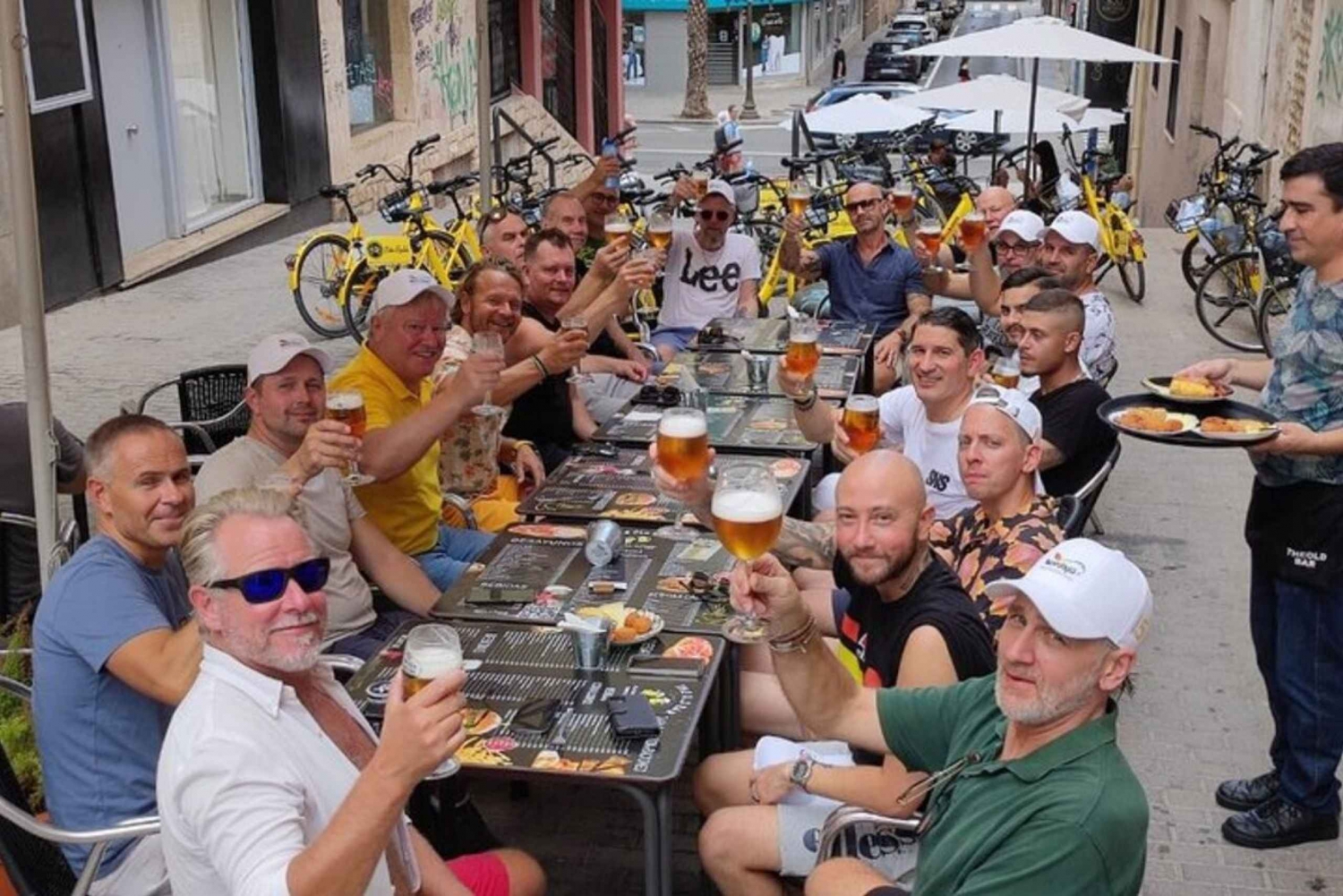 Alicante: Tour guiado de tapas de bicicleta com degustações