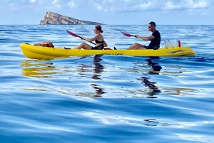 ベニドルム：ガイド付きカヤックツアー（シュノーケリングと写真撮影付き）