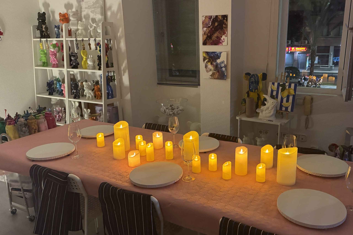 Искусство и музыка при свечах в Аликанте