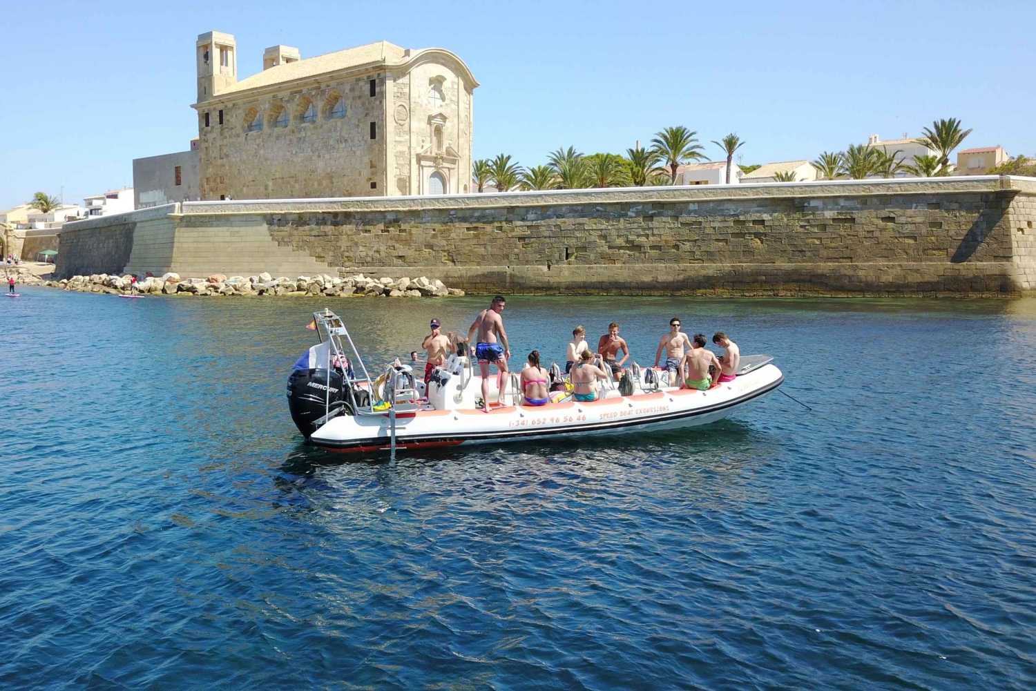 Da Alicante: tour in motoscafo all'isola di Tabarca con snorkeling
