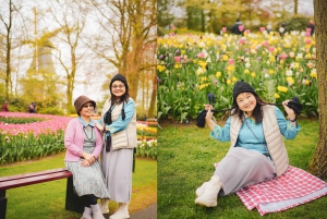 Amsterdam i Zaans Schans: sesja zdjęciowa solo, w parach lub grupowa