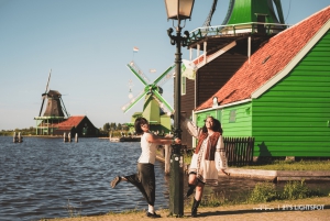 Amsterdam i Zaans Schans: sesja zdjęciowa solo, w parach lub grupowa