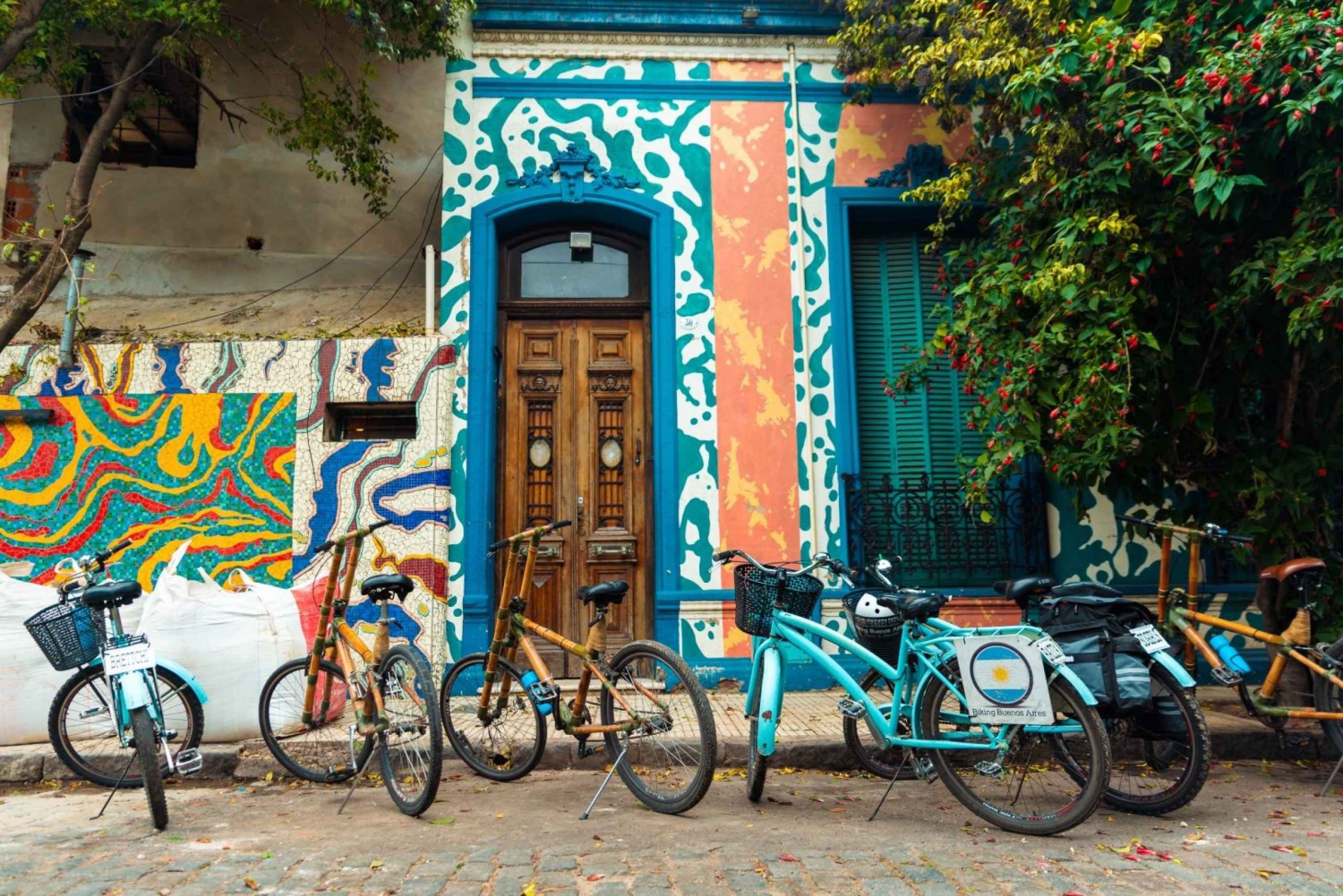 Tour privado en bicicleta por el arte urbano oculto de Buenos Aires