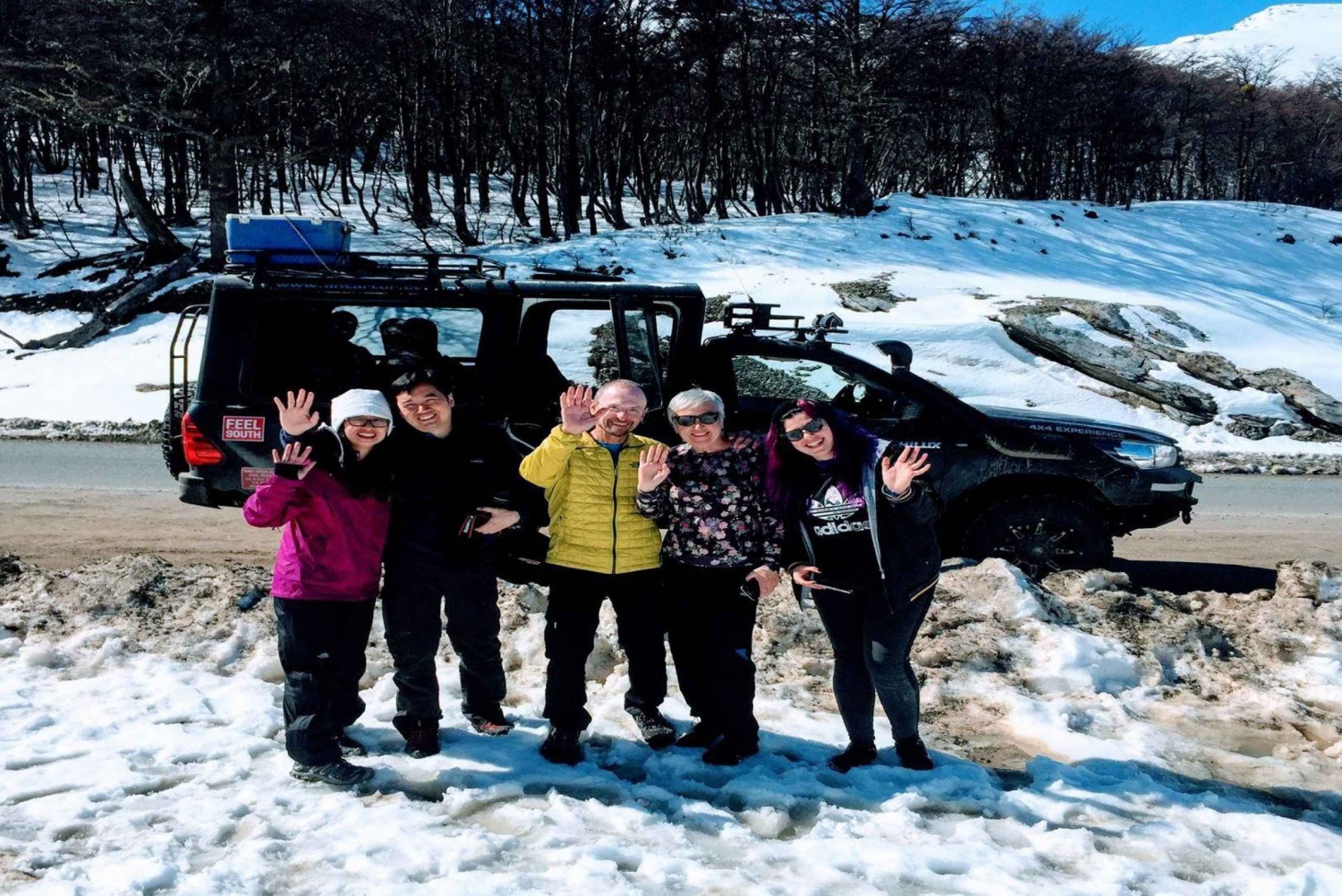 Wycieczka nad jeziora Fagnano i Escondido pojazdem 4WD w Ushuaia