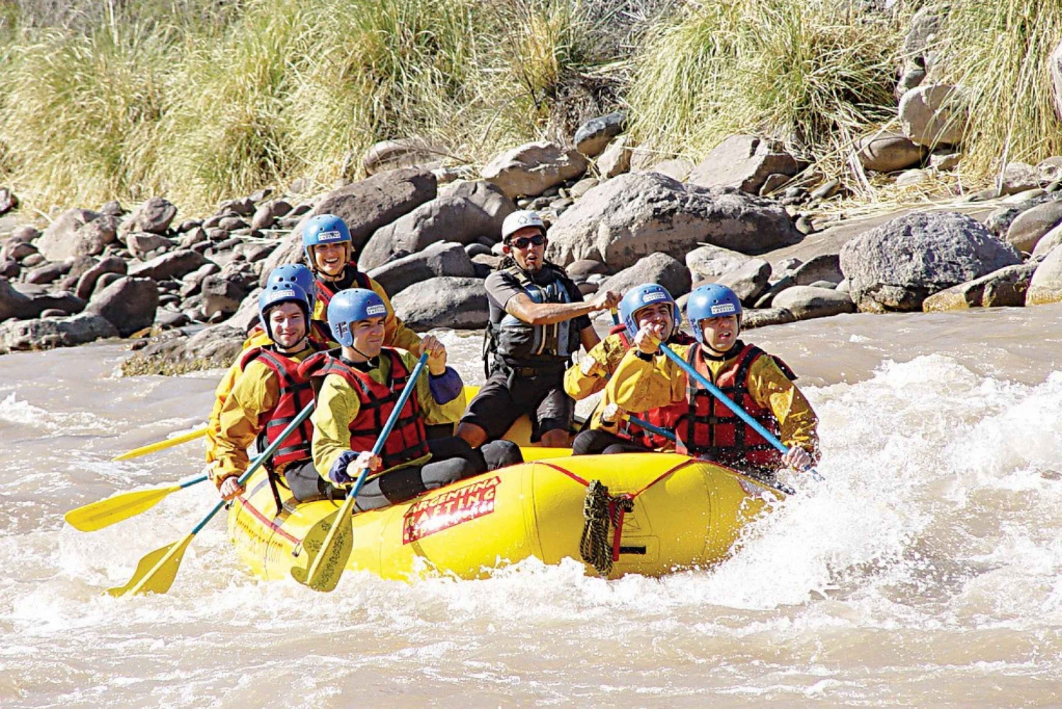 Halvdags rafting på Mendoza-floden
