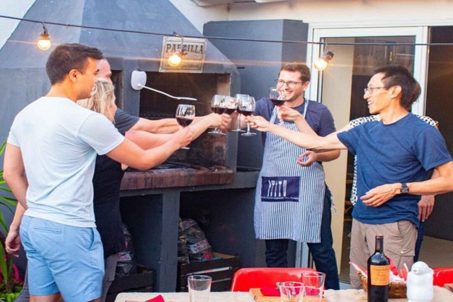 Buenos Aires: Takterrasse med asado, vin og argentinske smaker.