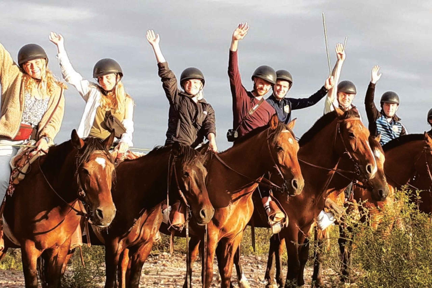 Mendoza: Hesteridning i solnedgangen med grillfest