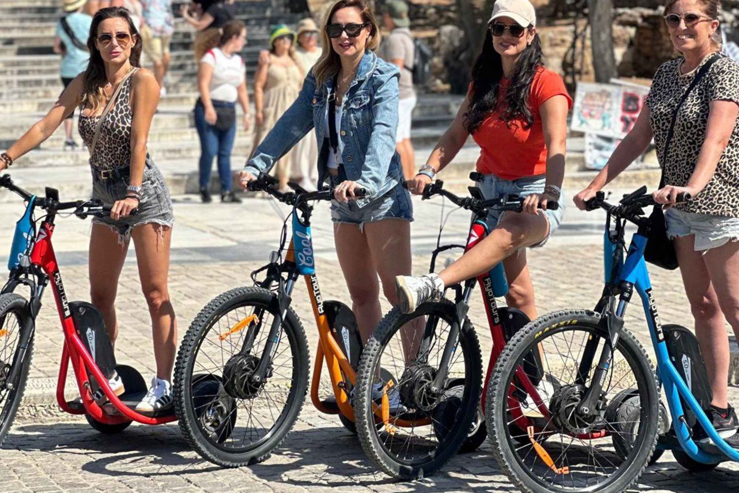 Visite de l'Athènes antique en tricycle électrique Ayo