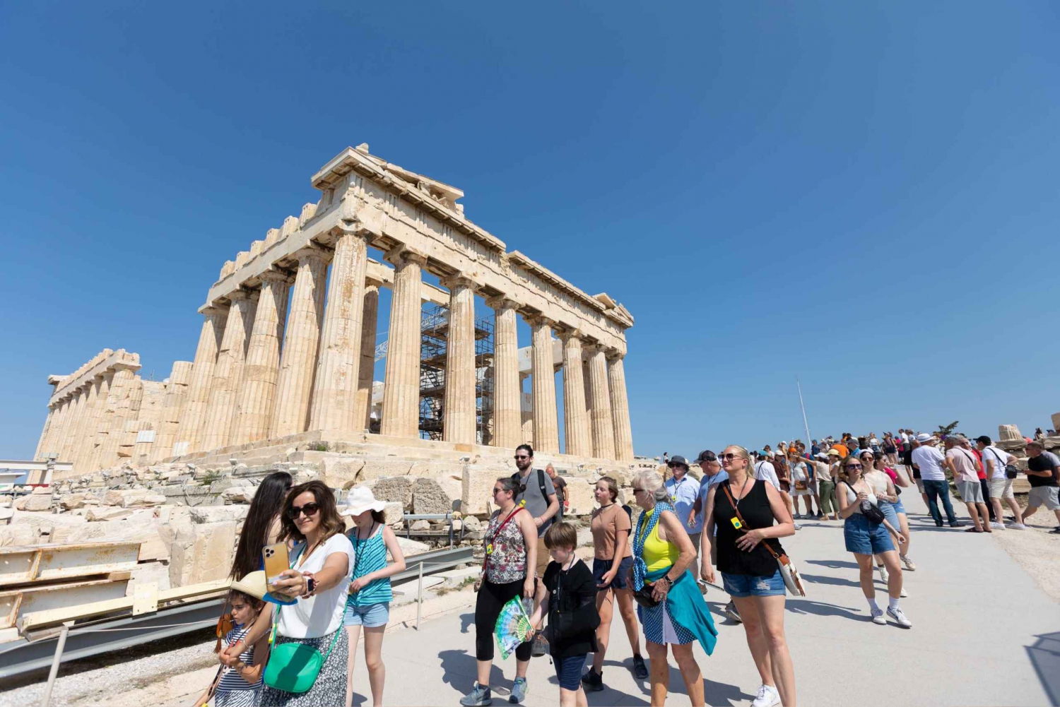 Aten: Panoramaturné Panoramatur med guidat besök på Akropolis och museer