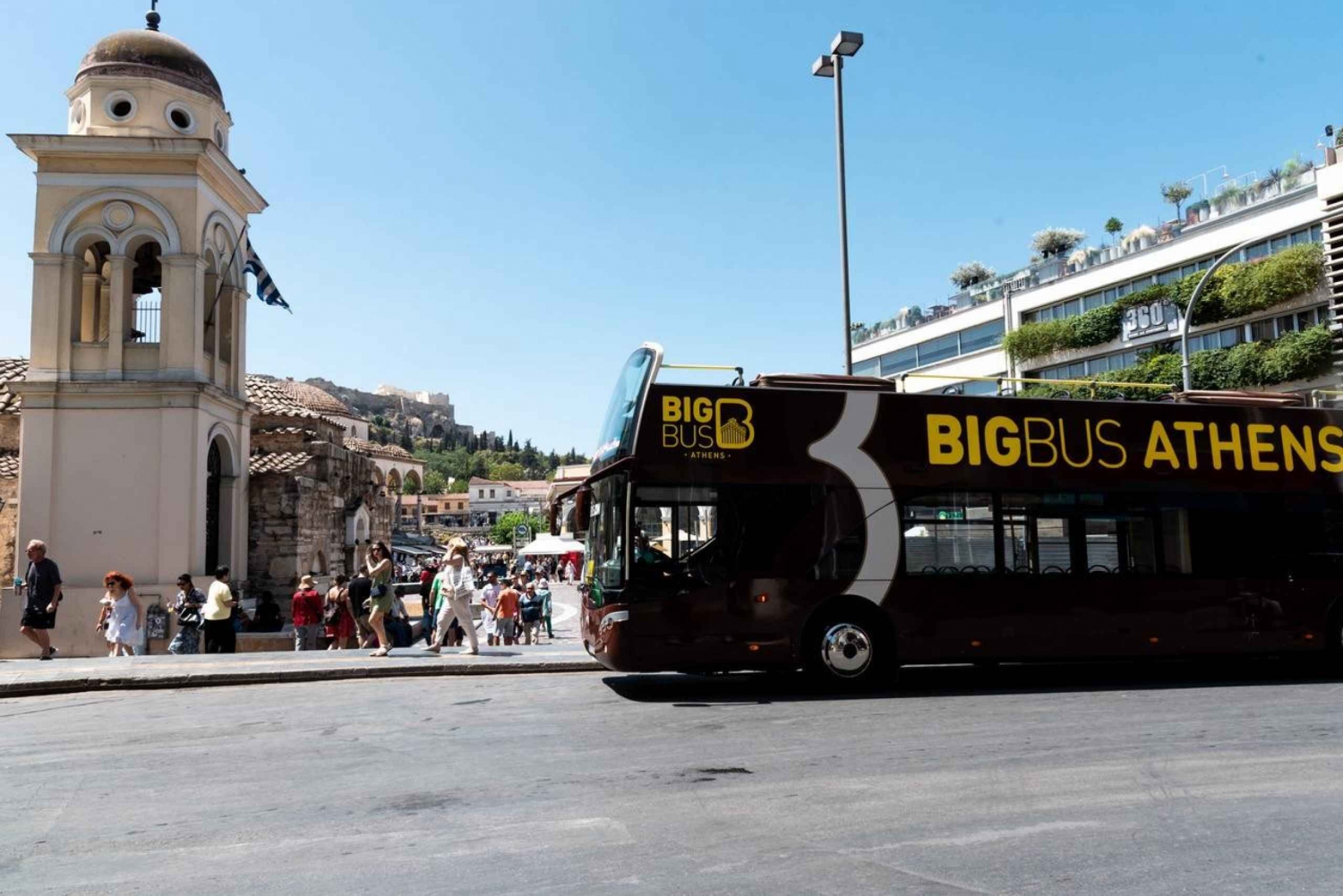 Athen: Hop-on-hop-off-tur med åben bus