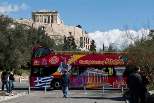 Athene: Hop-On Hop Off Bus met Akropolis ticket & 2 audios