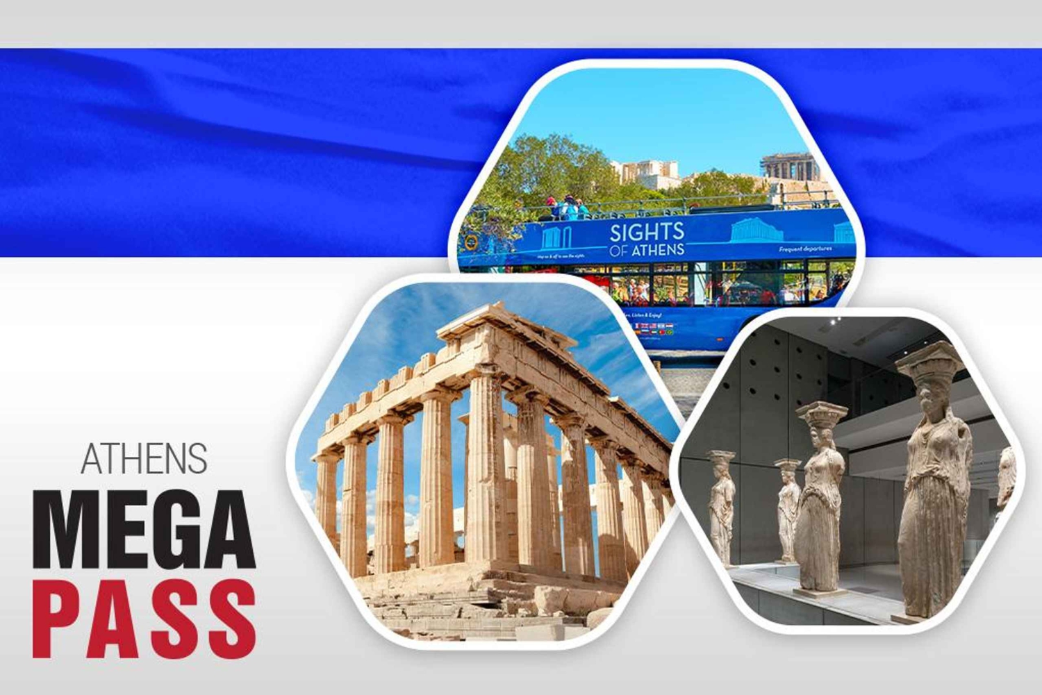 Athene MegaCombo-ticket: Akropolis, museum & HoHo-bus