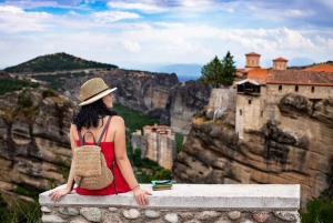 Athens: Meteora Monasteries & Caves Day Trip & Lunch Option