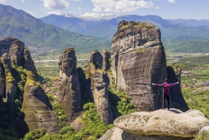 Athens: Meteora Monasteries & Caves Day Trip & Lunch Option