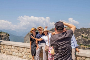 Athens: Meteora Monasteries & Caves Day Trip & Lunch Option