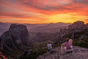 Athens: Meteora Monasteries & Caves Day Trip & Lunch Option