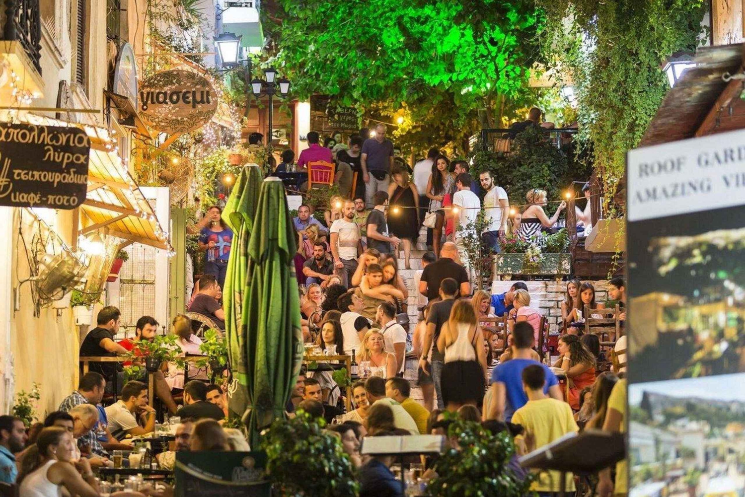 Athen: Aftenbyvandring med lokal guide