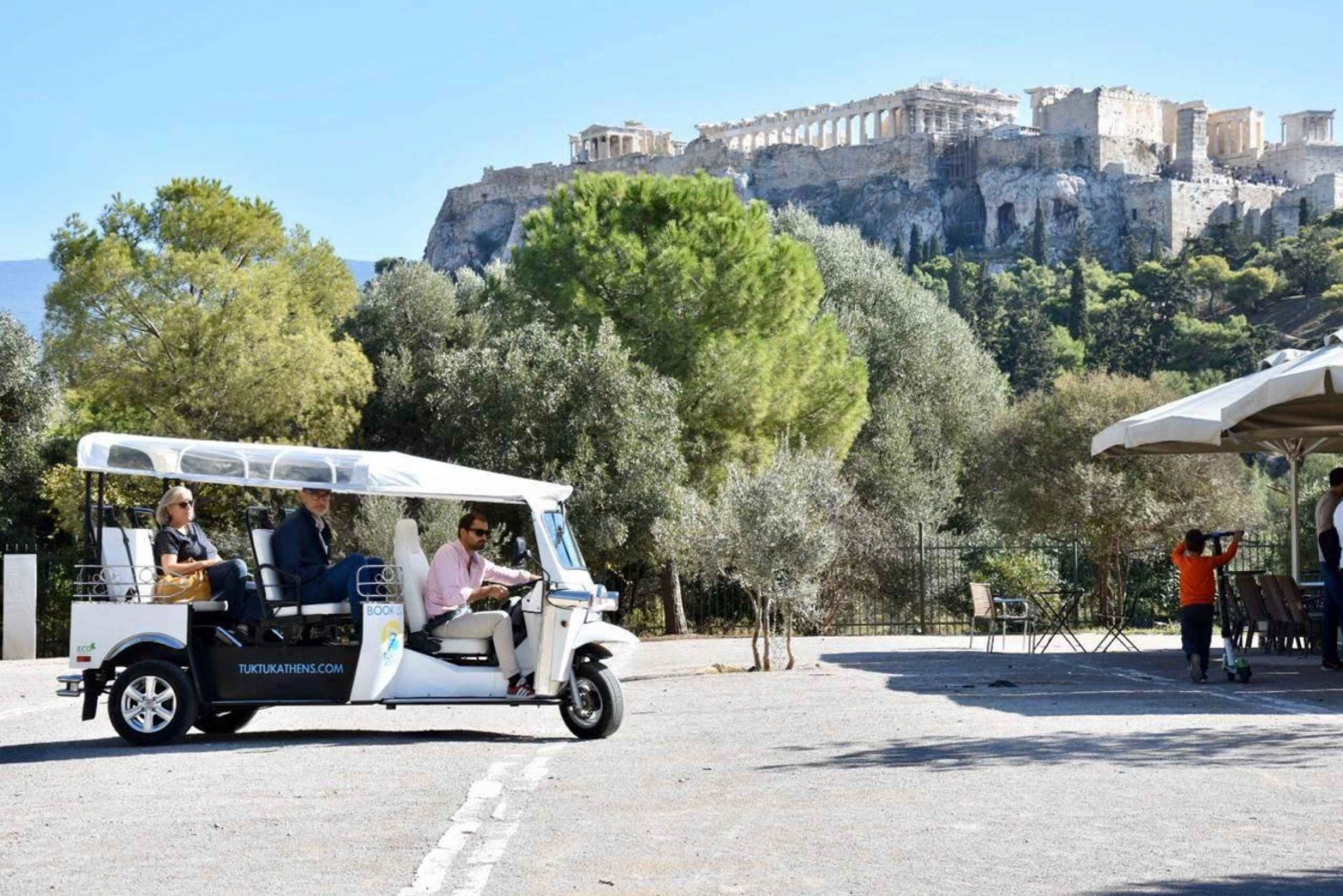 Atenas: City tour particular de 3 horas num Tuk Tuk amigo do ambiente