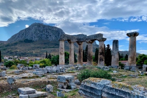 Athens: Private Tour to Corinth, Cave of Lakes & Cog Railway