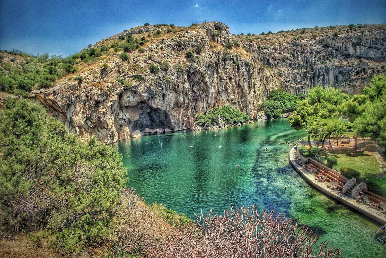 Riviera de Atenas: Visita de um dia ao Templo de Poseidon e ao Lago Vouliagmeni