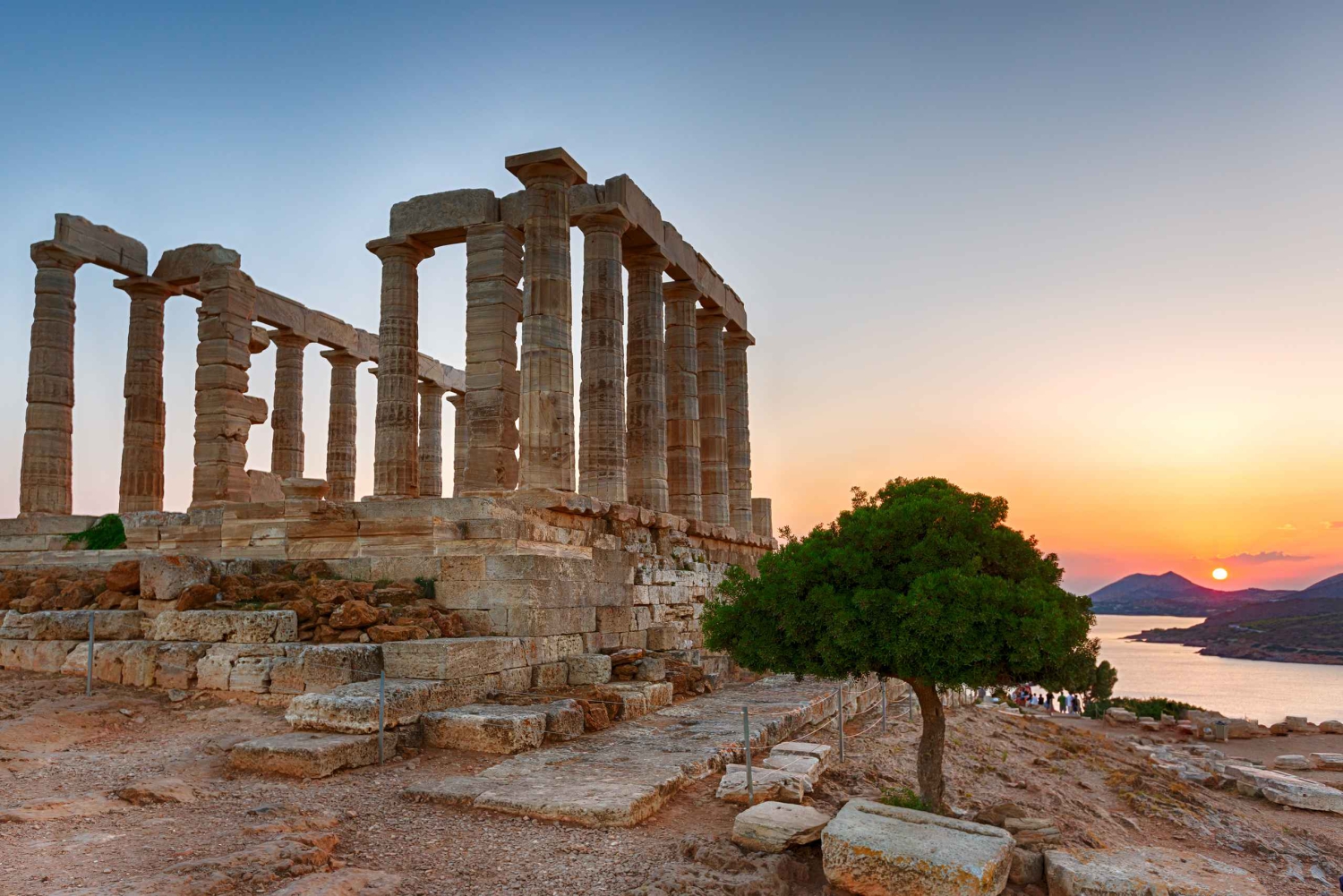 Aten: Poseidontemplet och Cape Sounion Sunset Tour