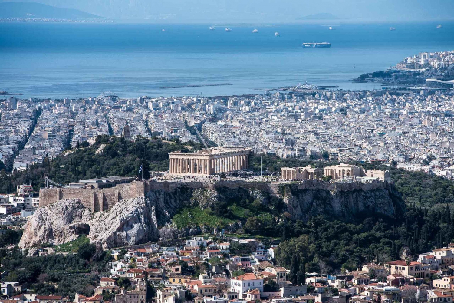 Athènes : Visite guidée des collines intemporelles et du mont Lycabettus