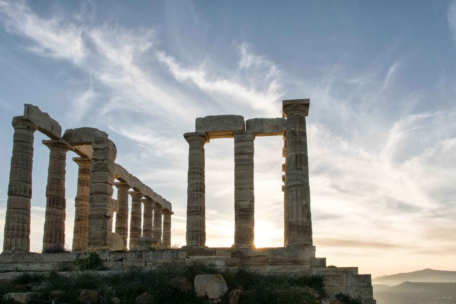 Kaap Sounion met officiële gids voor de tempel van Poseidon