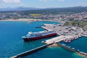 Łatwy transfer vanem i minibusem: lotnisko w Atenach do portu Rafina