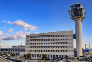 Łatwy transfer vanem i minibusem: lotnisko w Atenach do portu Rafina