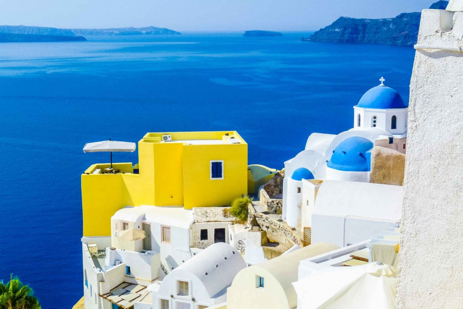 Vanuit Athene: 2-daagse dagtrip naar Santorini met accommodatie