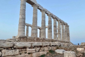 From Athens: Cape Sounion Private Day Trip at Sunset