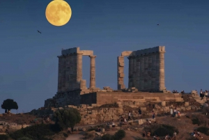 Из Афин: Экскурсия на озеро Вульягмени и в храм Посейдона