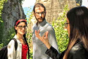 From Athens: Meteora Monasteries Bus Tour and Hidden Caves