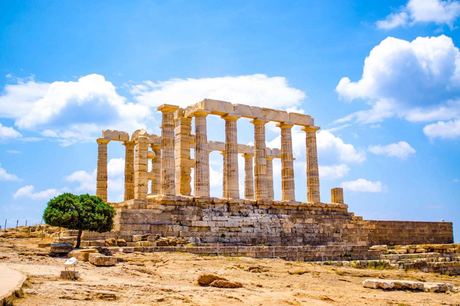 Von Athen: Halbtagestour zum Poseidon-Tempel und Kap Sounion