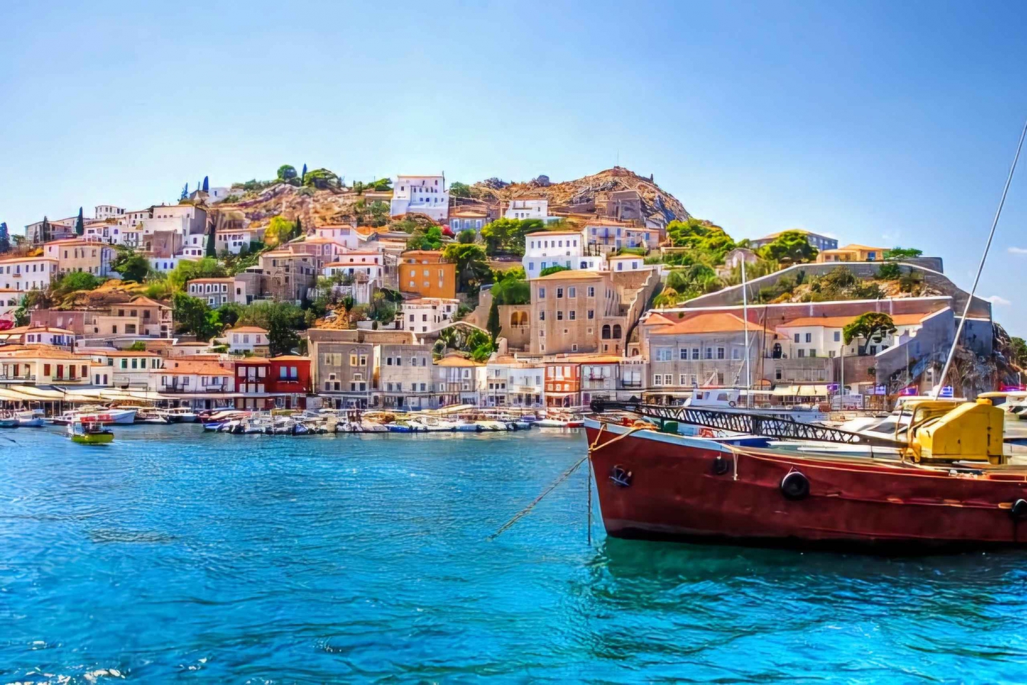 Reis naar het eiland Hydra vanuit Athene inclusief tickets voor de veerboot