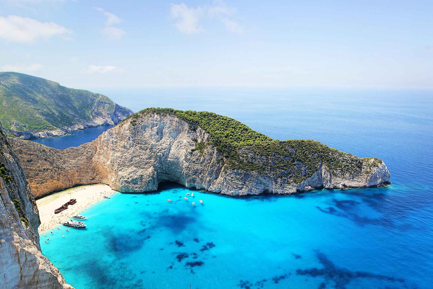 Zakynthos: excursão chinesa com hotel e partida de Atenas