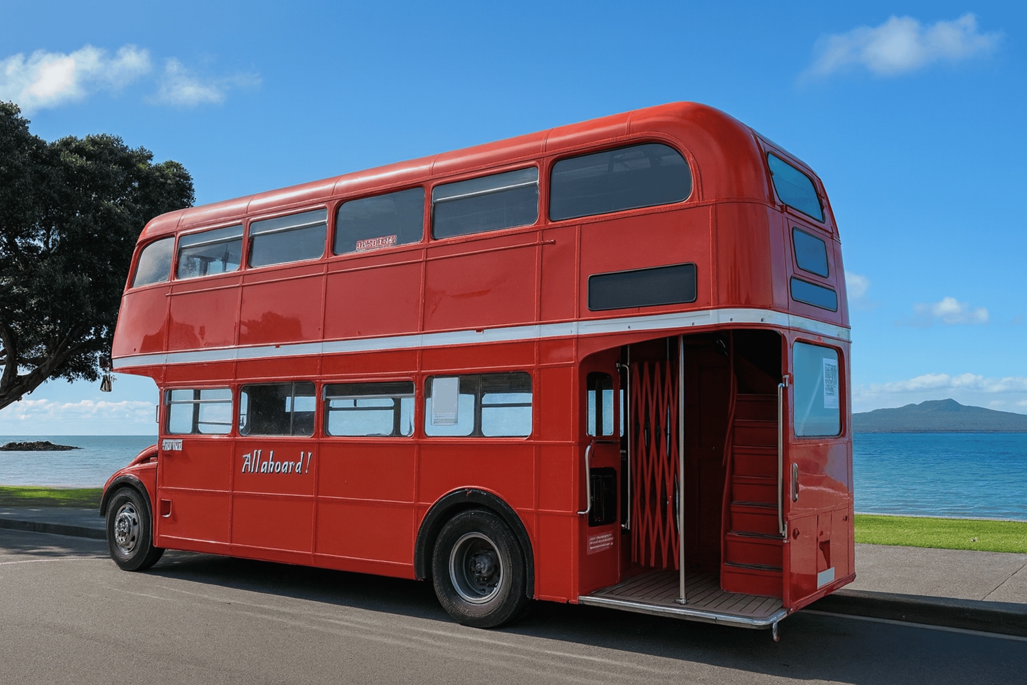 Auckland: vintage dubbeldekker bustour