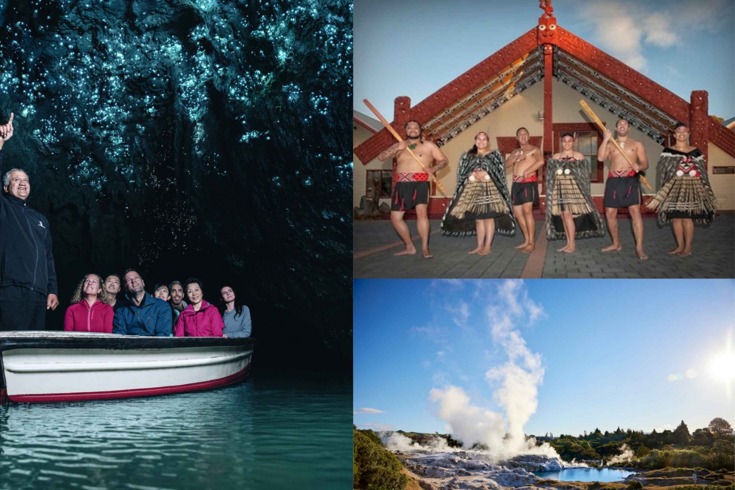 Auckland: wioska Maorysów w Rotorua i jaskinie Waitomo z lunchem