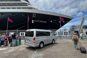 Minibus-transport fra Auckland City til Auckland Lufthavn