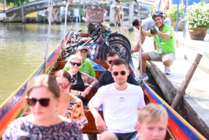 Bangkok: Bike and Canal Boat Tour with Lunch