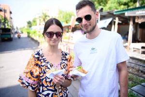 Bangkok: Bike and Canal Boat Tour with Lunch