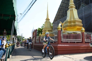 Bangkok: Bike and Canal Boat Tour with Lunch