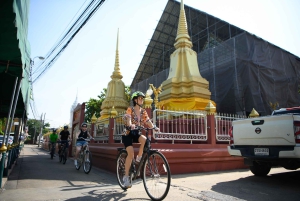 Bangkok: Bike and Canal Boat Tour with Lunch