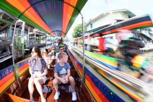 Bangkok: Bike and Canal Boat Tour with Lunch