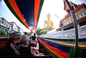 Bangkok: Bike and Canal Boat Tour with Lunch