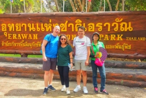 Erawan National Park and Kanchanaburi Small Group Tour