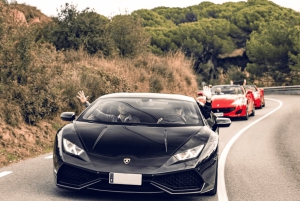 City tour de 90 minutos em supercarros por Barcelona até ao Monte Tibidabo