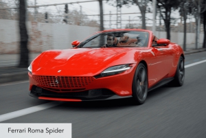 City tour de 90 minutos em supercarros por Barcelona até ao Monte Tibidabo